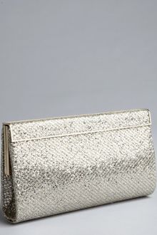 Jimmy Choo  Glitter Fabric Cayla Clutch - Lyst
