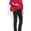 Lanvin Happy Medium Glossed Eel Shoulder Bag in Red - Lyst