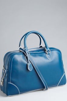 Marc Jacobs Leather Venetia Push Lock Satchel - Lyst