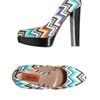 Missoni Platform Pumps in Multicolor (sky) - Lyst