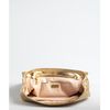 Prada  Leather Foldover Flame Large Clutch in Gold - Lyst