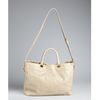 Prada  Calfskin Convertible Tote in Beige - Lyst
