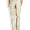 Stella Mccartney Christine Silk Blend Lamé Tapered Pants in Gold - Lyst