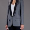 Stella Mccartney Tuxedo Jacket in Gray (grey) - Lyst