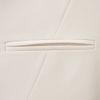 Topshop Crop Back Collarless Blazer in White (ivory) - Lyst