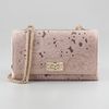 Valentino Lace Leather Crossbody Bag in Pink - Lyst