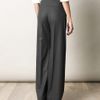 Yves Saint Laurent Wideleg Flannel Trousers in Gray (grey) - Lyst