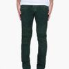 Balmain Olive Suede Biker Pants in Green for Men (olive) - Lyst