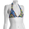 Bcbgmaxazria Bright Lemonade Printed Rainbow Iris Triangle Halter Bikini Top in Multicolor (lemonade) - Lyst