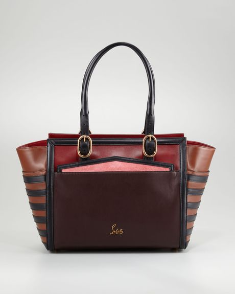 Christian Louboutin Farida Colorblock Bowler in Multicolor (red) - Lyst