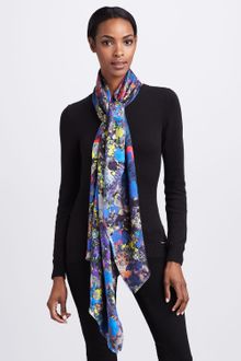 Erdem Doublesided Silk Scarf - Lyst