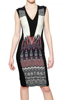Etro Printed Viscose Cady Dress - Lyst