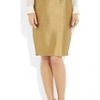 Just Cavalli Metallic Twill Pencil Skirt in Gold - Lyst