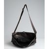 Prada Black Glazed Calfskin Messenger Bag in Brown for Men (black) - Lyst