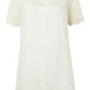 Topshop Lace Mini Tee Dress By Richard Nicoll in White (ivory) - Lyst