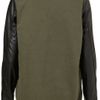Topshop Contrast Sleeve Army Jacket in Green (khaki) - Lyst