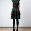 Alexander Mcqueen Wool Blend Knit Dress in Green - Lyst