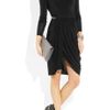 Alexander Wang Cutout Stretch Jersey Dress in Black - Lyst