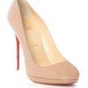 Christian Louboutin Filo 120mm Patent Pumps in Beige (nude) - Lyst