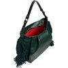 Christian Louboutin Justine Fringed Hobo in Green (red) - Lyst