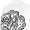 Christopher Kane Cotton Tshirt with A Rose Flocked Pattern On Front in Purple - Lyst