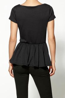 D.ra Peplum Top - Lyst