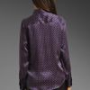 Equipment Brett Blouse Pallenberg Paisley in Purple (denim multi) - Lyst