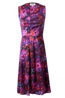 Erdem Charla Printed Silk Dress - Lyst