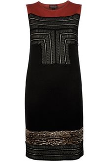 Giambattista Valli Pattered Shift Dress - Lyst