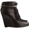 Givenchy Metal Strap Ponyhair Ankle Boot in Black (gold) - Lyst