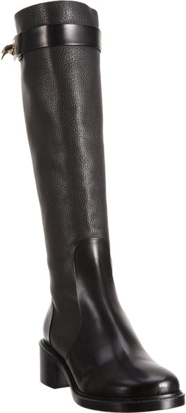 Givenchy Shark Tooth Knee Boot in Black (gold) - Lyst