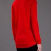 Givenchy V Neck Sweater in Red - Lyst