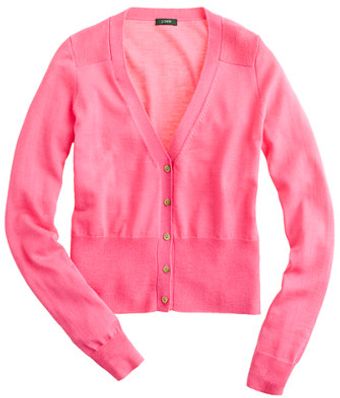 J.Crew Merino Vneck Cardigan - Lyst