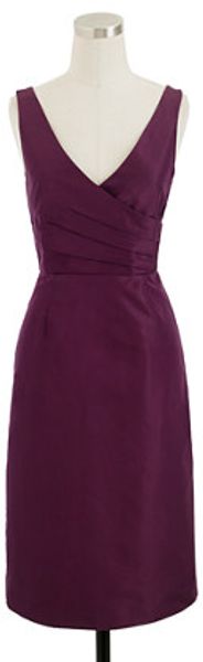 J.Crew Sara Dress in Silk Taffeta - Lyst