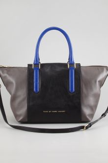 Marc By Marc Jacobs Large Colorblock Satchel - Lyst