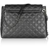 Marc Jacobs Baroque Single Extralarge Metallic Quilted Leather Shoulder Bag in Black (silver) - Lyst