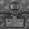 Marc Jacobs Baroque Single Extralarge Metallic Quilted Leather Shoulder Bag in Black (silver) - Lyst