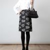 Marni Sunflower Printed Aline Skirt in Black (black white) - Lyst