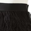 Milly Sasha Ostrich Feather Dress in Black (multi) - Lyst