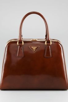 Prada Spazzolato Pyramid Bag - Lyst