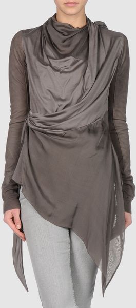 Rick Owens Leather Outerwear - Lyst
