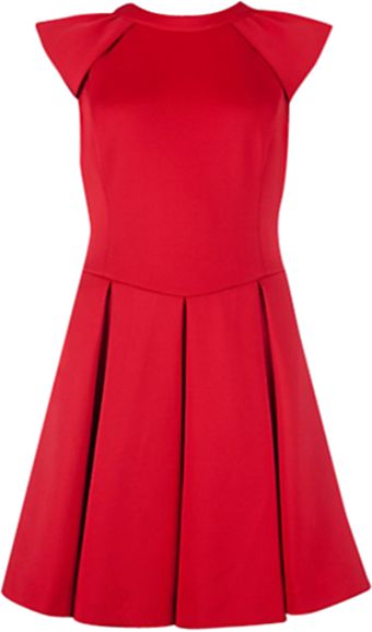 Ted Baker Ted Baker Kipp Dress Brick Red - Lyst