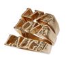 Topshop Live Love Laugh Ring Set in Gold - Lyst