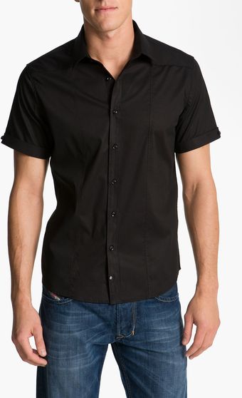 7 Diamonds Talk That Talk Woven Shirt - Lyst