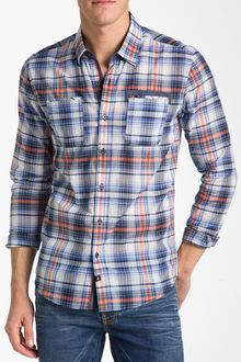 7 Diamonds In The Mood Plaid Woven Shirt - Lyst