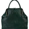 Alexander Mcqueen Fold Detail Tote in Green - Lyst