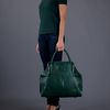 Alexander Mcqueen Fold Detail Tote in Green - Lyst