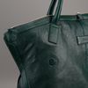 Alexander Mcqueen Fold Detail Tote in Green - Lyst