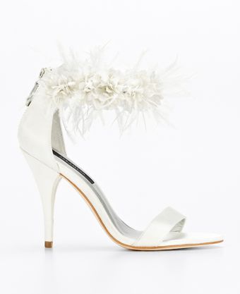 Ann Taylor Katrina Floral Ankle Strap Sandals - Lyst