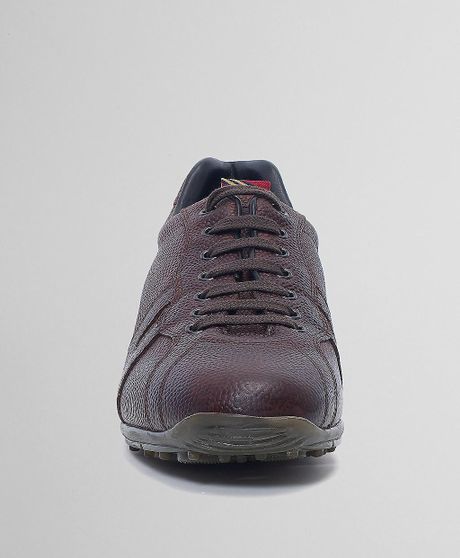 Brooks Brothers Pantofola Doro Football Leather Sport Shoe in Brown